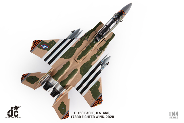 ミニカー　1/144 F-15C F-15C オレゴン州 空軍州兵 第173戦闘航空団 2020 [JCW-144-F15-005] JCW 1/144 (ダイキャスト製) F-15C F-15C オレゴン州 空軍州兵