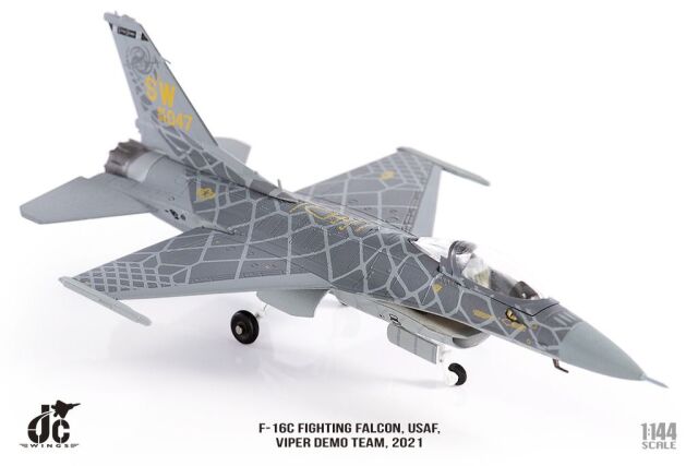 JCW 1/144 (ダイキャスト製) F-16C アメリカ空軍 バイパー・デモチーム 2021