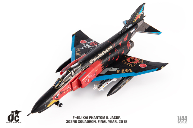 JCW 1/144 (ダイキャスト製) F-4EJ改 航空自衛隊 第302飛行隊 退役記念塗装 77-8399