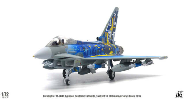 JCW 1/72 (ダイキャスト製) ユーロファイター ドイツ空軍 第73戦術航空団 60周年記念塗装 2019