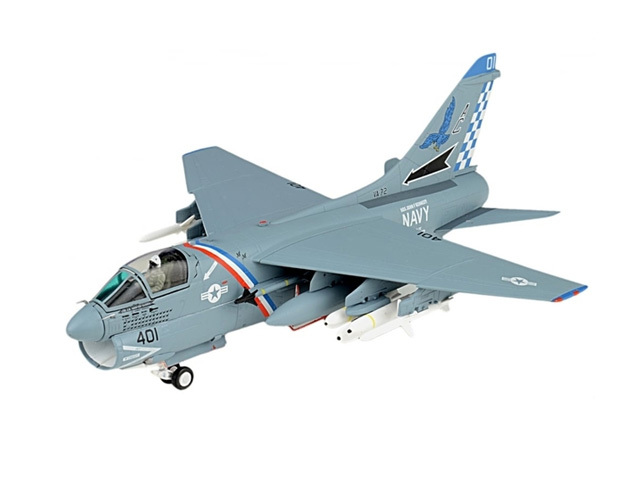 JCW 1/72 (ダイキャスト製) A-7E アメリカ海軍 VA-72 ブルーホークス AC401 1991