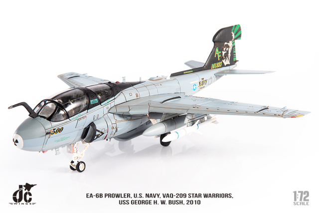 JCW 1/72 (ダイキャスト製) EA-6B アメリカ海軍 VAQ-209 スターウォリアーズ 2010