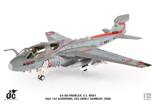 JCW 1/72 (ダイキャスト製) EA-6B アメリカ海軍 VAQ-132 スコーピオンズ 2005