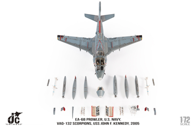 JCW 1/72 (ダイキャスト製) EA-6B アメリカ海軍 VAQ-132