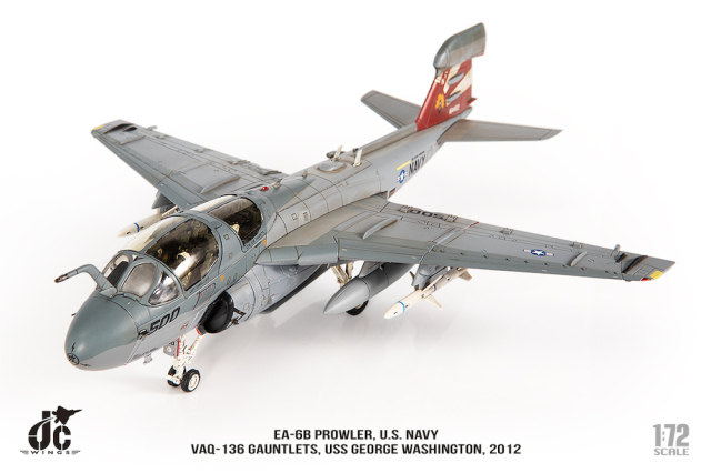 JCW 1/72 (ダイキャスト製) EA-6B VAQ-136 Gauntlets USS George Washington 2012年