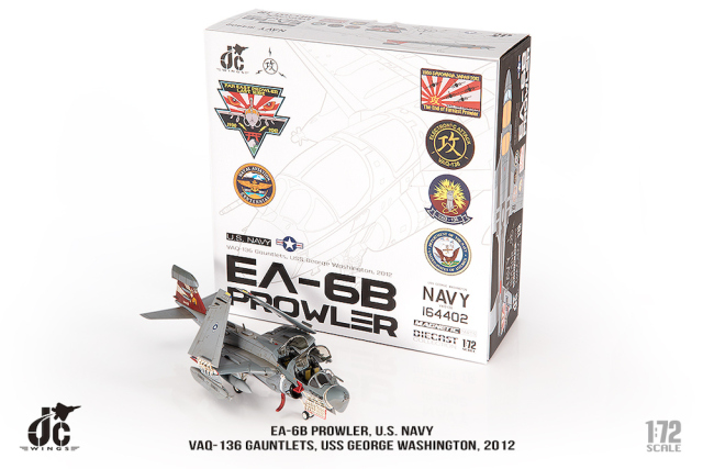 JCW 1/72 (ダイキャスト製) EA-6B VAQ-136 Gauntlets USS George