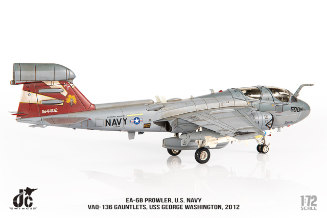 JCW 1/72 (ダイキャスト製) EA-6B VAQ-136 Gauntlets USS George