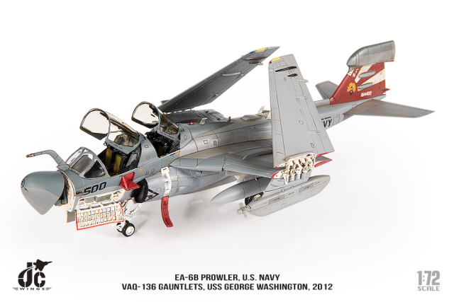 JCW 1/72 (ダイキャスト製) EA-6B VAQ-136 Gauntlets USS George