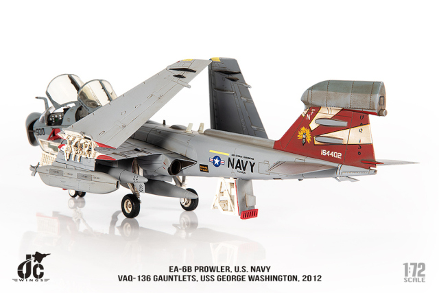 JCW 1/72 (ダイキャスト製) EA-6B VAQ-136 Gauntlets USS George
