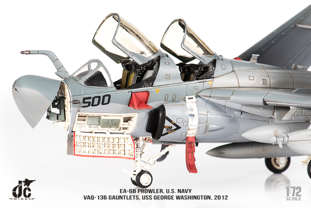 JCW 1/72 (ダイキャスト製) EA-6B VAQ-136 Gauntlets USS George