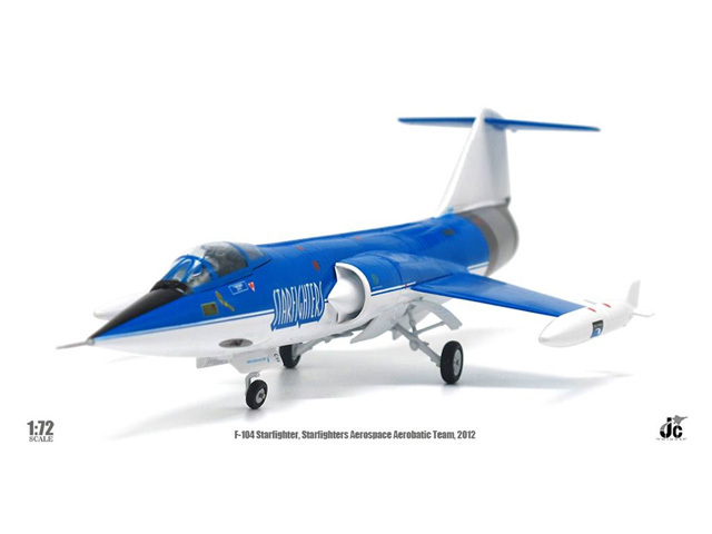JCW 1/72 (ダイキャスト製) F-104 スターファイターズ アエロスペース アクロバティックチーム 2012