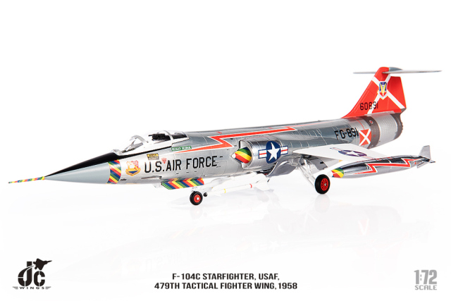 JCW 1/72 (ダイキャスト製) F-104C アメリカ空軍 第479戦術訓練航空団 1958
