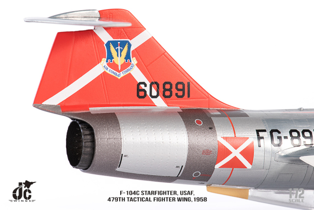 JCW 1/72 (ダイキャスト製) F-104C アメリカ空軍 第479戦術訓練