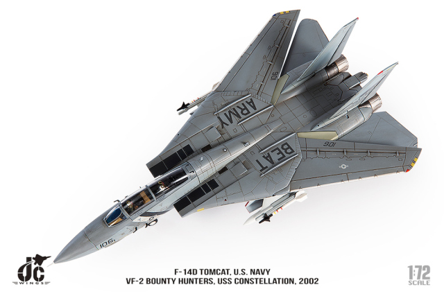 JCW 1/72 (ダイキャスト製) F-14D アメリカ海軍 第2戦闘飛行隊