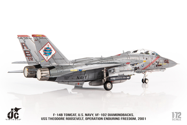 JCW 1/72 (ダイキャスト製) F-14B アメリカ海軍 VF-102 ダイアモンド