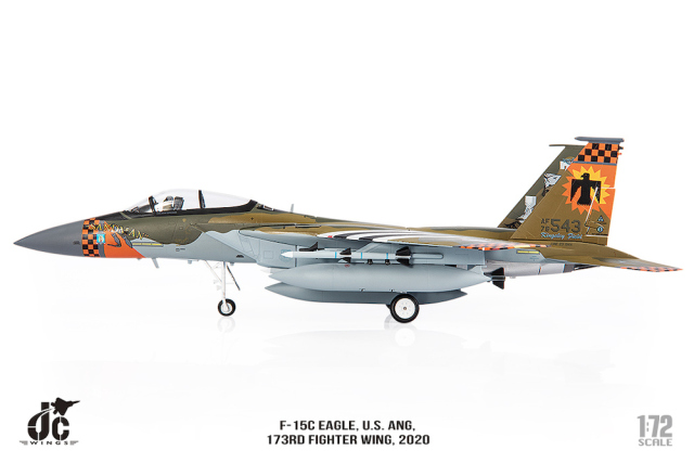 シンプルでおしゃれ JCW 1/72 F-15C オレゴン州 空軍州兵 第173戦闘