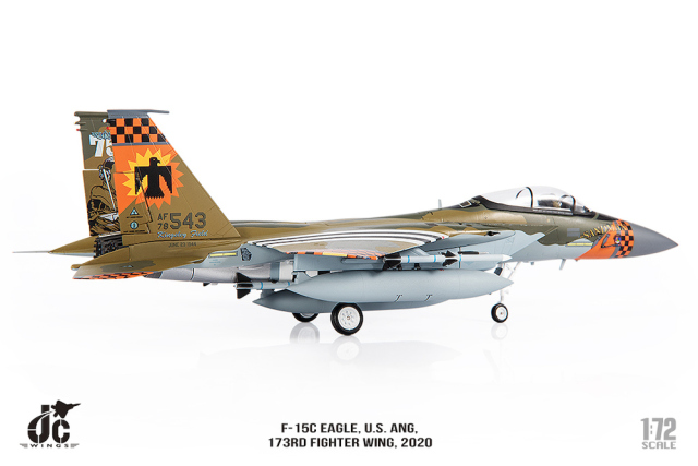 JCW 1/72 (ダイキャスト製) F-15C オレゴン州 空軍州兵 第173
