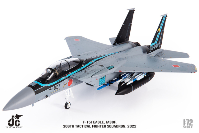 JCW 1/72 (ダイキャスト製) F-15J 航空自衛隊 第6航空団 306飛行隊 小松基地 52-8951
