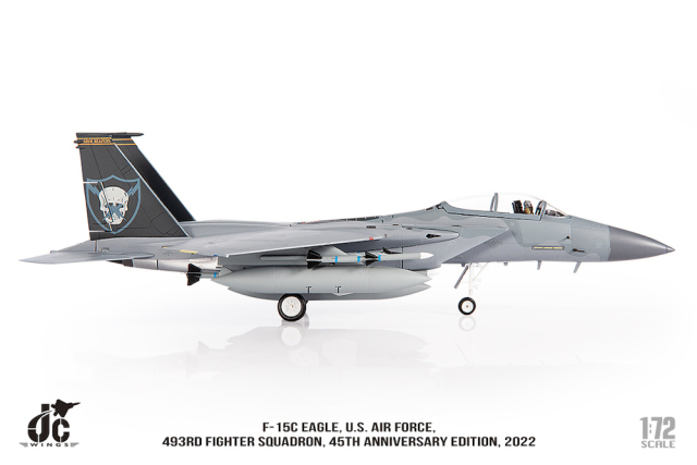 JCW 1/72 (ダイキャスト製) F-15C アメリカ空軍 第493戦闘飛行隊