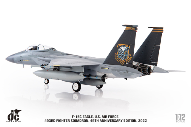 JCW 1/72 (ダイキャスト製) F-15C アメリカ空軍 第493戦闘飛行隊