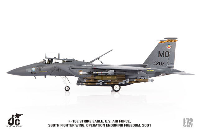 JCW 1/72 (ダイキャスト製) F-15E アメリカ空軍 366th FW 不朽の自由