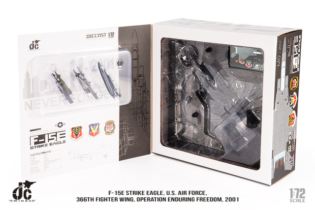JCW 1/72 (ダイキャスト製) F-15E アメリカ空軍 366th FW 不朽の自由