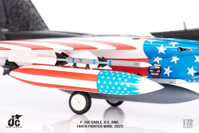 JCW 1/72 (ダイキャスト製) F-15C カリフォルニア空軍州兵 144th