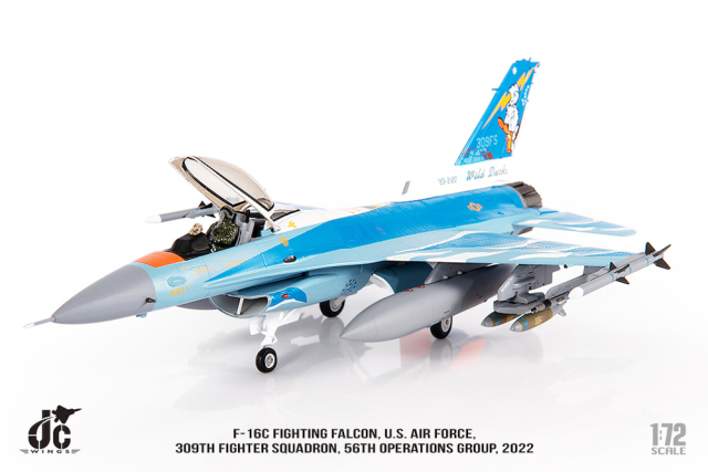 JCW 1/72 (ダイキャスト製) F-16C アメリカ空軍 309th FS 56th