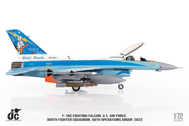 JCW A-10c F-16c 2個セット F-16C Fighting Falcon 1:72 Diecast Model - JC Wings JC-JCW-72-F16