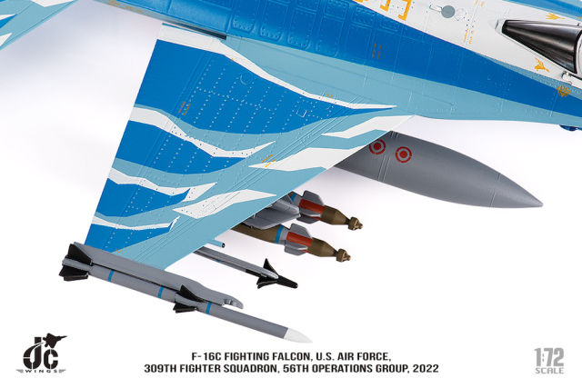 JCW 1/72 (ダイキャスト製) F-16C アメリカ空軍 309th FS 56th