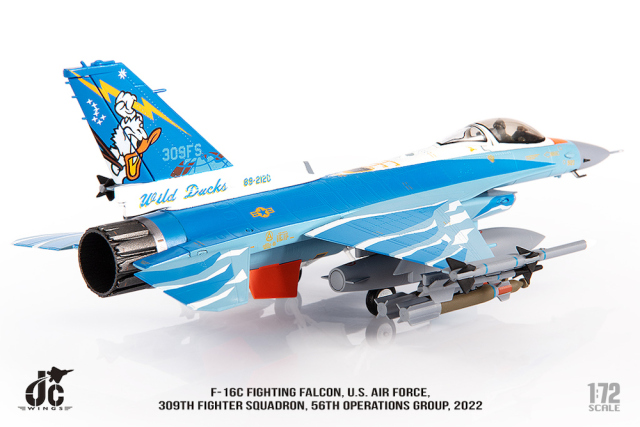 JCW 1/72 (ダイキャスト製) F-16C アメリカ空軍 309th FS 56th
