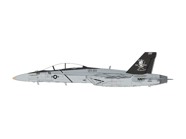[予約]JCW 1/72 (ダイキャスト製) F/A-18F スーパーホーネット アメリカ海軍 VFA-103 ジョリーロジャース 70周年記念 2013年