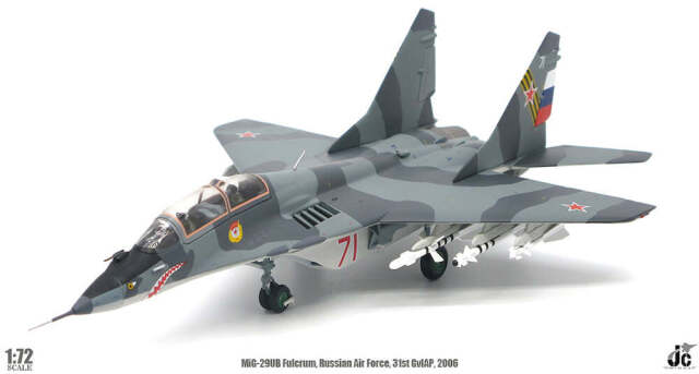 JCW 1/72 (ダイキャスト製) MiG-29UB ロシア空軍 第31戦闘飛行隊 2006