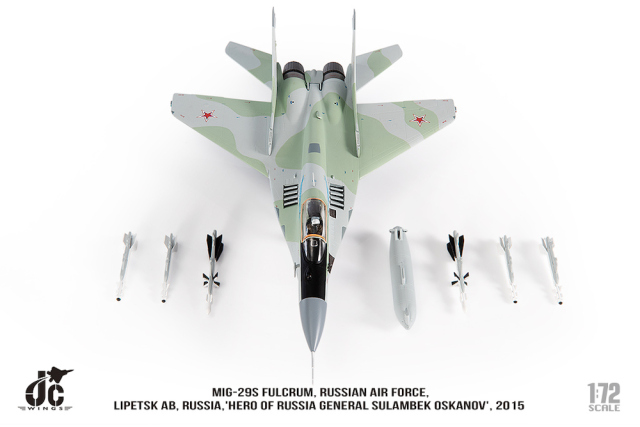 JCW 1/72 (ダイキャスト製) MiG-29S ロシア空軍 'Hero of Russia