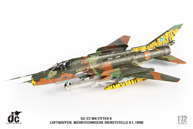 JCW 1/72 (ダイキャスト製) SU-22 M4 ドイツ空軍 WTD61 1998年