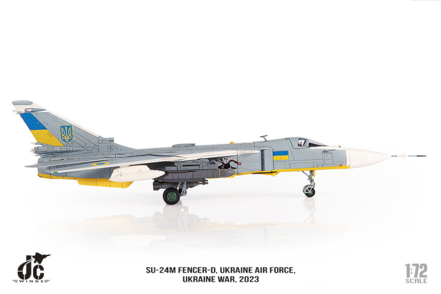 JCW 1/72 (ダイキャスト製) SU-24M ウクライナ空軍 Ukraine War 2023