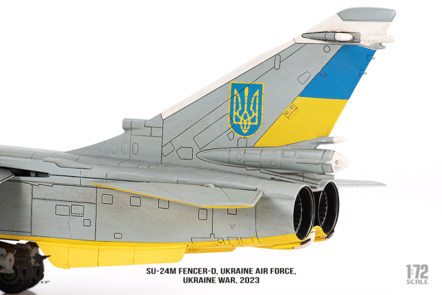 JCW 1/72 (ダイキャスト製) SU-24M ウクライナ空軍 Ukraine War 2023