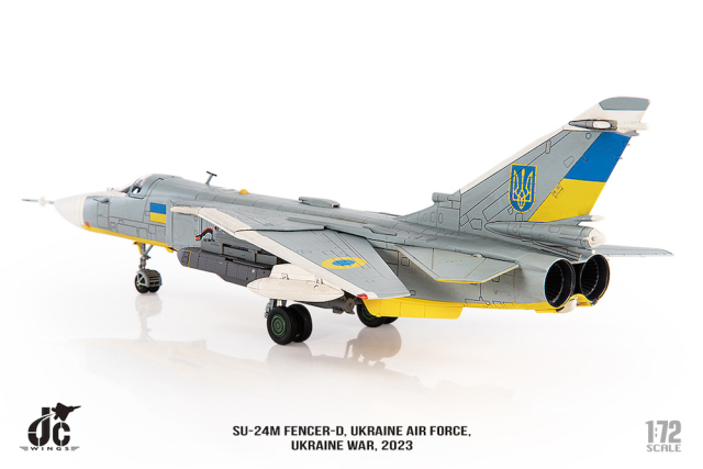 JCW 1/72 (ダイキャスト製) SU-24M ウクライナ空軍 Ukraine War