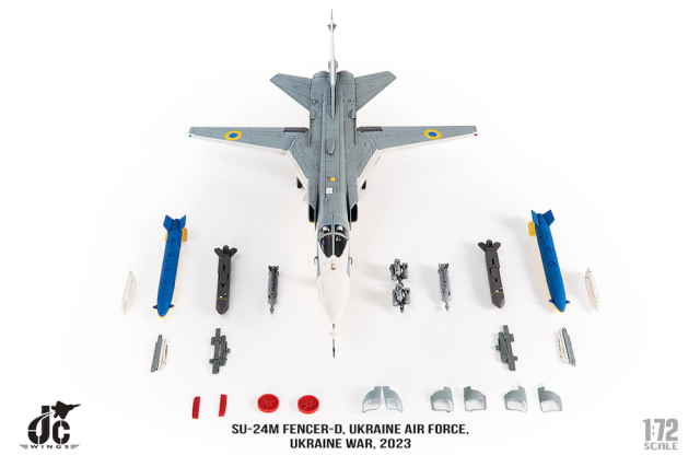 JCW 1/72 (ダイキャスト製) SU-24M ウクライナ空軍 Ukraine War 2023