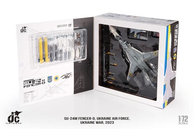 JCW 1/72 (ダイキャスト製) SU-24M ウクライナ空軍 Ukraine War