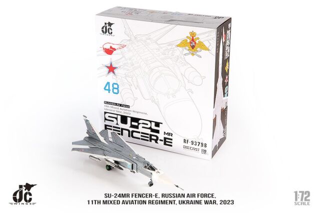 JCW 1/72 (ダイキャスト製) Su-24MR ロシア空軍 第11混成航空連隊