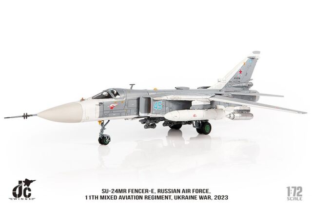 JCW 1/72 (ダイキャスト製) Su-24MR ロシア空軍 第11混成航空連隊 ウクライナ戦争 2023年
