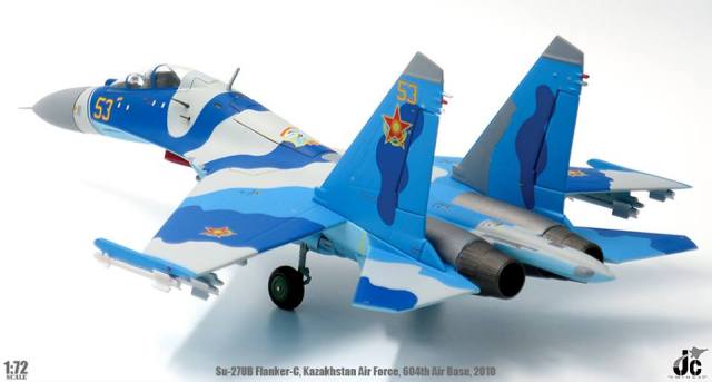 JCW 1/72 (ダイキャスト製) SU-27UB フランカーC カザフスタン空軍 第
