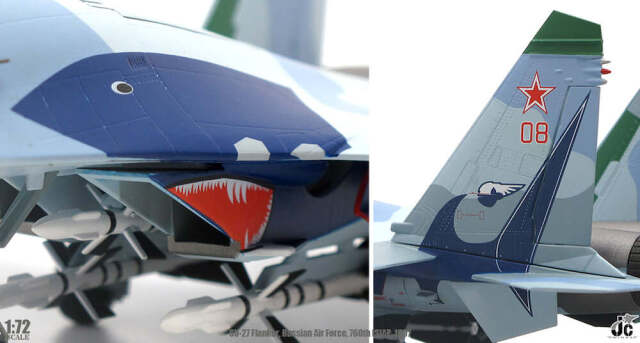 JCW 1/72 (ダイキャスト製) SU-27 ロシア空軍 760 IISAP(訓練・偵察