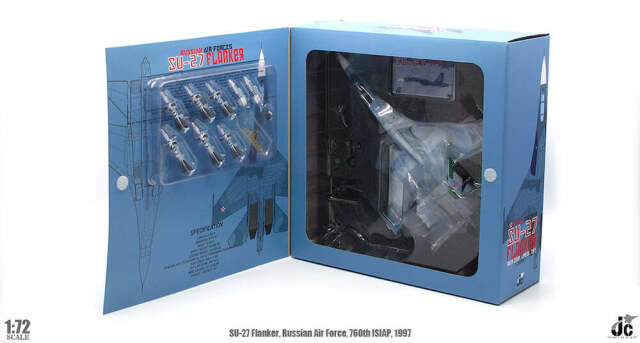 JCW 1/72 (ダイキャスト製) SU-27 ロシア空軍 760 IISAP(訓練・偵察