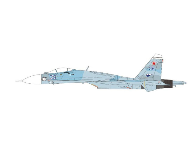[予約]JCW 1/72 (ダイキャスト製) Su-27 フランカー ロシア空軍 第941戦闘航空連隊 2012年