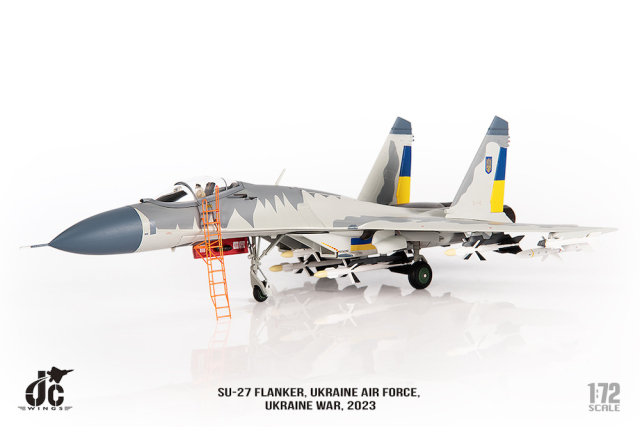 JCW 1/72 (ダイキャスト製) SU-27 ウクライナ空軍 ウクライナ戦争 2023年