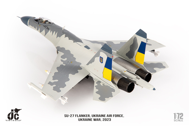 JCW 1/72 (ダイキャスト製) SU-27 ウクライナ空軍 ウクライナ戦争 2023年