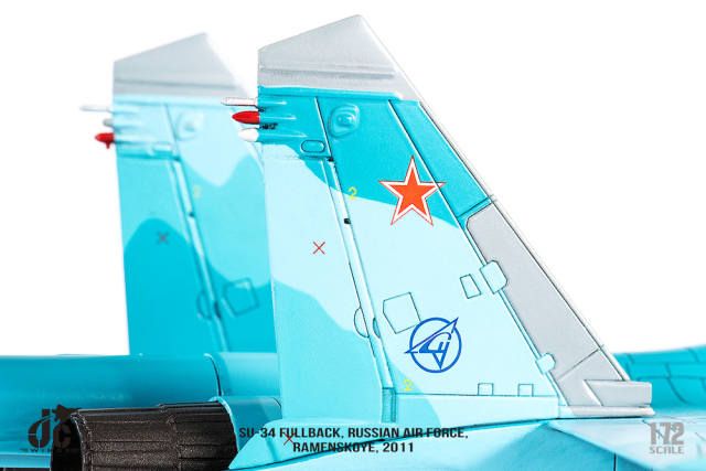 JCW 1/72 (ダイキャスト製) SU-34 ロシア空軍 ラメンスコエ空軍基地