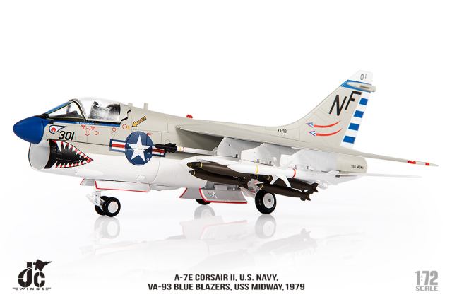 JCW 1/72 (ダイキャスト製) A-7E アメリカ海軍 VA-93 ブルーブレイザーズ 1979